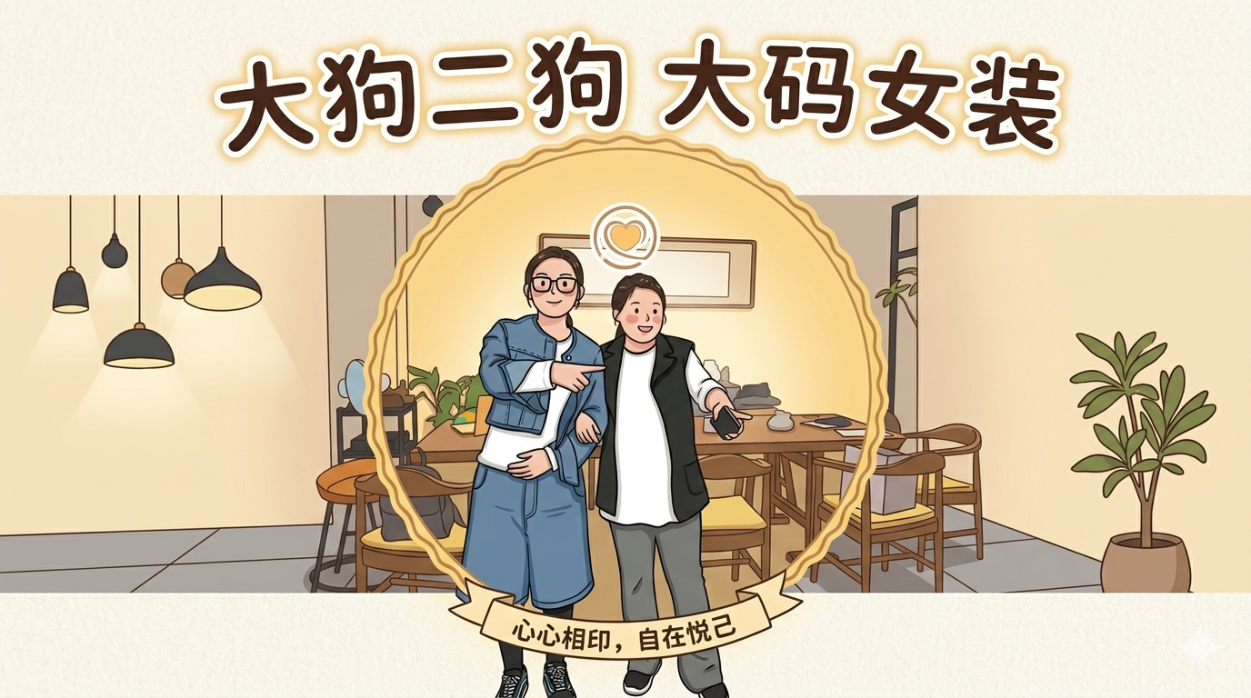 大狗二狗 大码女装 品牌 Header